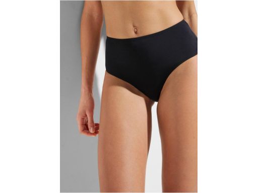 B.P.C czarne bikini asymetryczne na fiszbinach ^48 (95D)