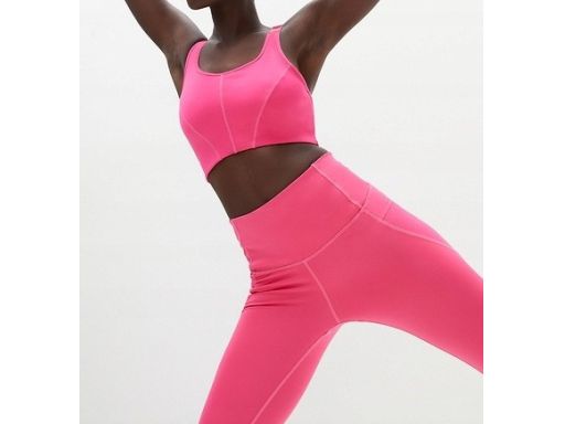 B.P.C biustonosz sportowy elastyczny różowy r.85D