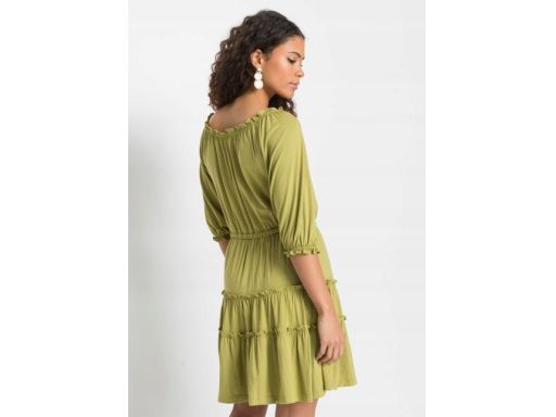 Zielona sukienka modna r.36/38