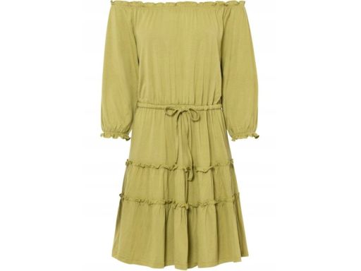 Zielona sukienka modna r.36/38