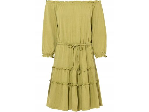 Zielona sukienka modna r.36/38