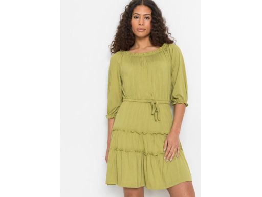 Zielona sukienka modna r.36/38