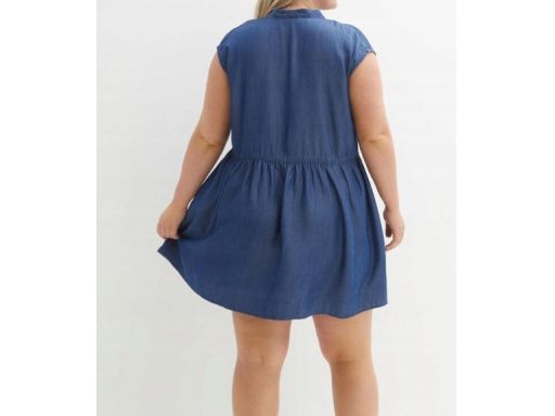 B.P.C sukienka jeansowa z lyocellu bez rękawów 48.