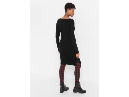 B.P.C czarna dzianinowa sukienka 36/38.