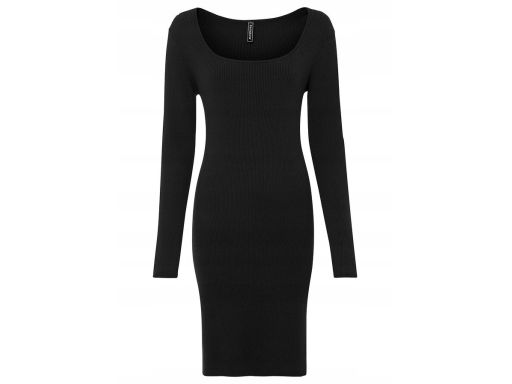 B.P.C czarna dzianinowa sukienka 36/38.