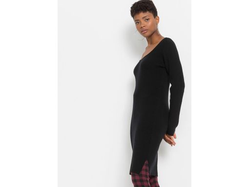 B.P.C czarna dzianinowa sukienka 36/38.