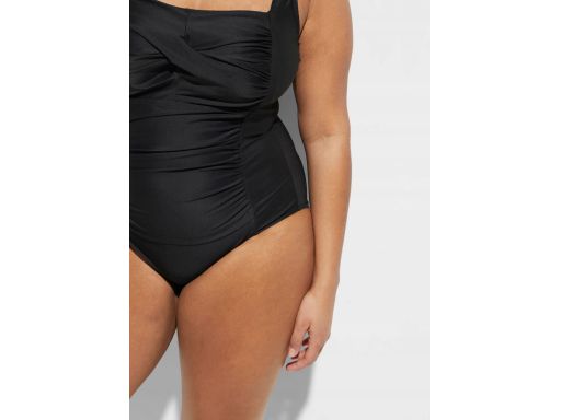 B.P.C kostium jednoczęściowy marszczony czarny ^46