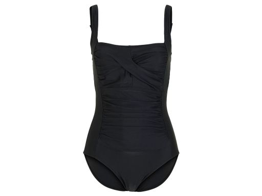 B.P.C kostium jednoczęściowy marszczony czarny ^46