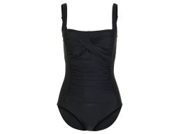 B.P.C kostium jednoczęściowy marszczony czarny ^46