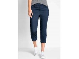 B.P.C spodnie jeansy 3/4 granatowe ze stretchem r.42