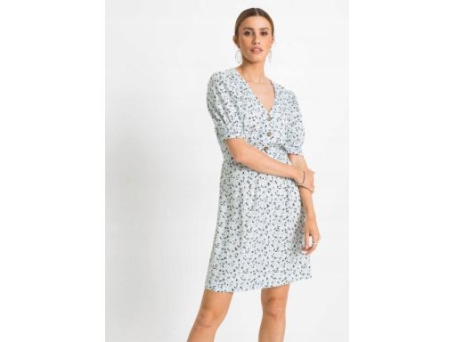 B.P.C sukienka błękitna z nadrukiem r.40