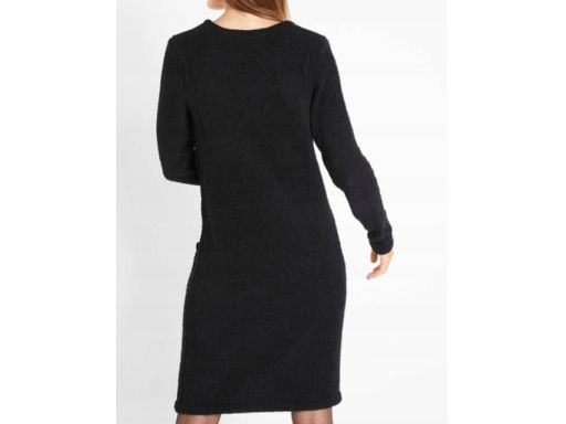 B.P.C sukienka dzianinowa czarna mięciutka ^36/38