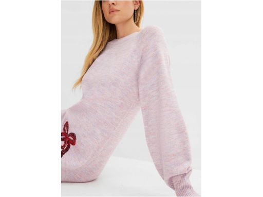 B.P.C sukienka dzianinowa świąteczna z cekinami 36/38.