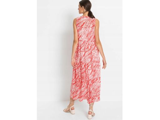 B.P.C długa sukienka szyfonowa we wzory r.44