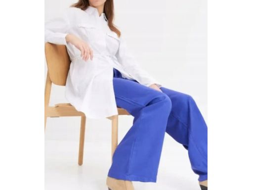 B.P.C sukienka koszulowa niebieska dłuższa koszula ^38