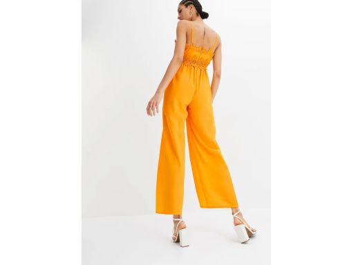 B.P.C kombinezon żółto-pomarańczowy i z koronką r.48