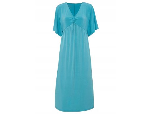 B.P.C luźna sukienka midi morska ^32/34