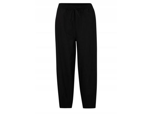 B.P.C czarne spodnie z dżerseju szerokie ^36/38