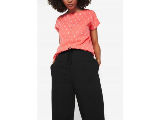 B.P.C czarne spodnie z dżerseju szerokie ^36/38