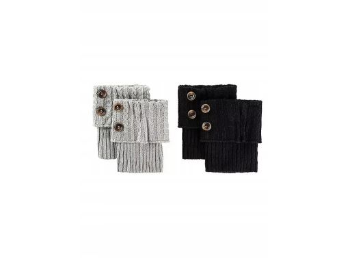 B.P.C ocieplacze dzianinowe 2-pak czarne i szare