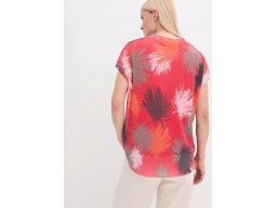 B.P.C t-shirt z siatkowego materiały prążkowanego z nadrukiem ^44/46