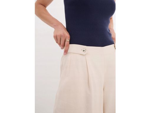 B.P.C bermudy damskie beżowe krótkie ^48