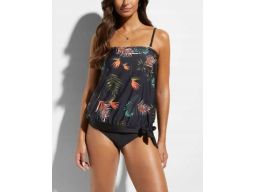 B.P.C top tankini z odpinanymi ramiączkami we wzory r.38