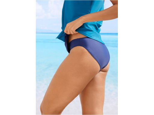 B.P.C tankini asymetryczne granatowo-turkusowe ^42