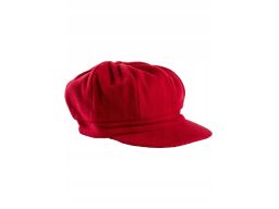 B.P.C kaszkiet polarowy ciemna czerwień uniwersalny.