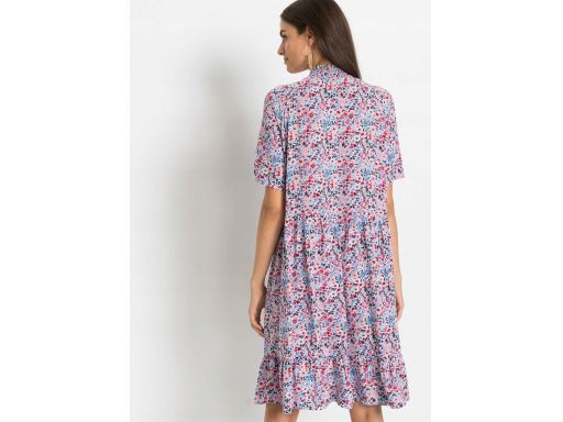 B.P.C Lekka zwiewna sukienka z nadrukiem ^40