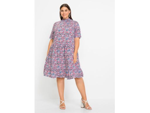 B.P.C Lekka zwiewna sukienka z nadrukiem ^40