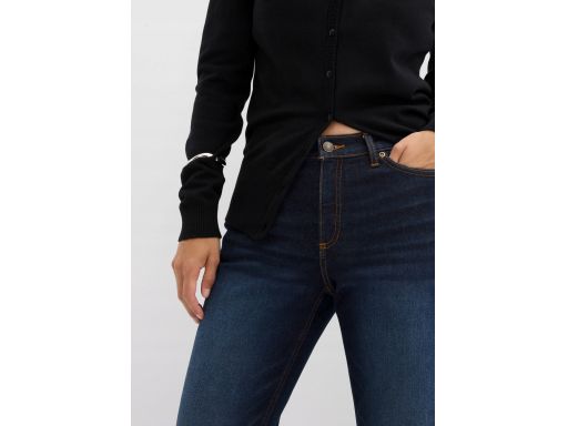 B.P.C ciemne jeansy bootcut granatowe 52.