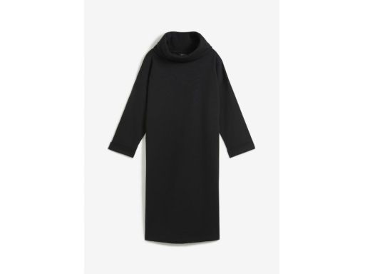 B.P.C sukienka dresowa z kołnierzem czarna ^40/42