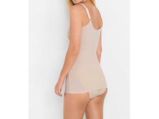 B.P.C Modelujący top z koronką beżowy r.42