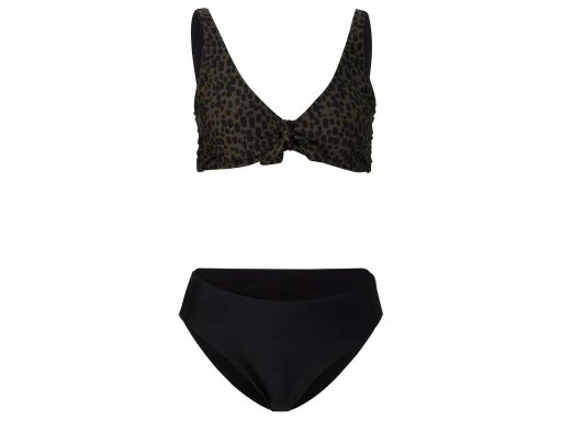 B.P.C bikini we wzory czarno-ciemnozielone 50.