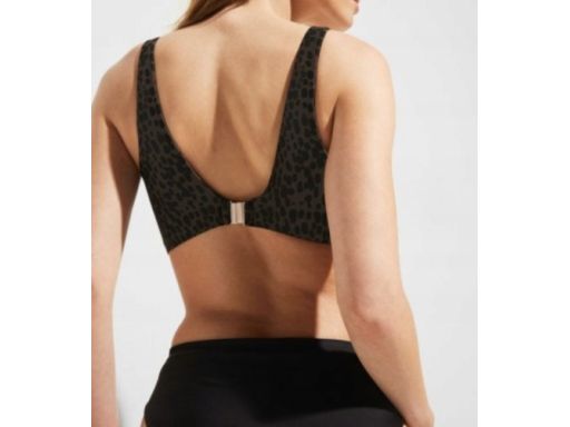 B.P.C bikini we wzory czarno-ciemnozielone 50.