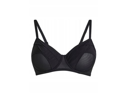 B.P.C biustonosz miękki, warstwowy z fiszbinami czarny 75B.