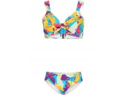 Bikini z kolorowym wzorem modne r.44(85F)