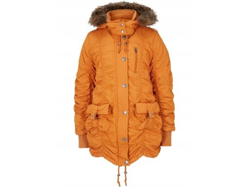 B.P.C kurtka z marszczeniami ciemnożółta r.40