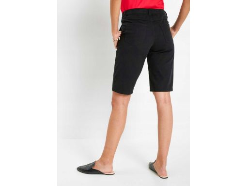 *B.P.C czarne krótkie spodenki z koronką 36.