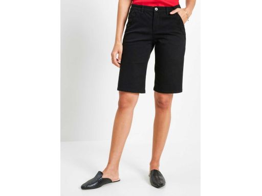 *B.P.C czarne krótkie spodenki z koronką 36.