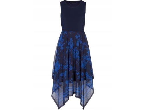 B.P.C sukienka asymetryczna wzory r.36/38