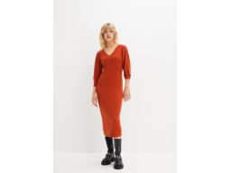 B.P.C sukienka midi shirtowa ruda r.44/46