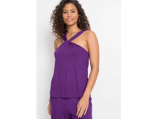 B.P.C fioletowy top z przewiązaniem r.32/34