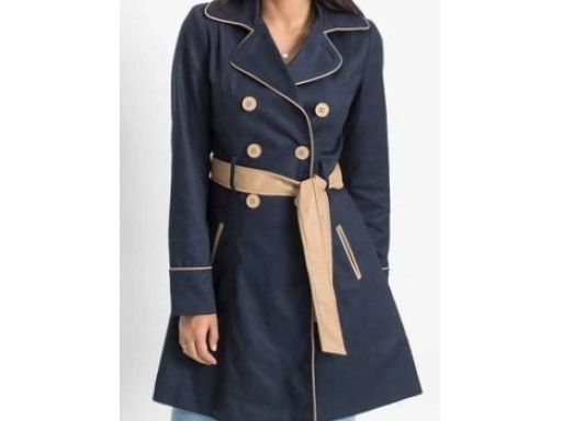B.P.C płaszcz granatowy damski r,40