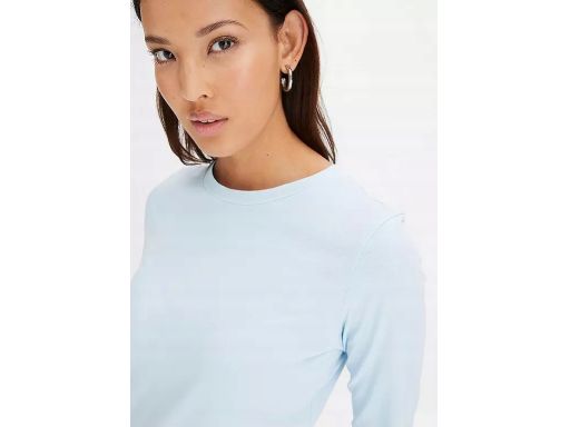 B.P.C bluzka niebieska bawełniana z rozszerzanymi rękawami r.40/42