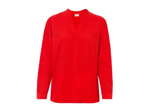 B.P.C bluzka koszulowa czerwona z krepy ^36