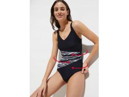 B.P.C Kostium kąpielowy czarno-biały modelujący ^42