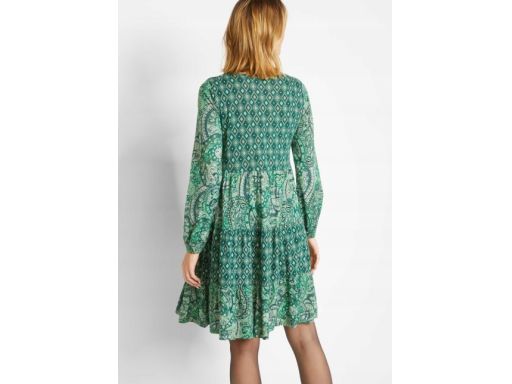 B.P.C sukienka wzorzysta z wiązaniem 40/42.