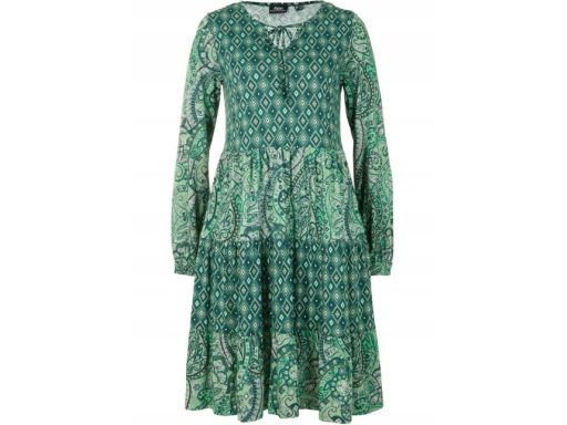 B.P.C sukienka wzorzysta z wiązaniem 40/42.